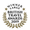 2019 Gold British Travel Award Winner